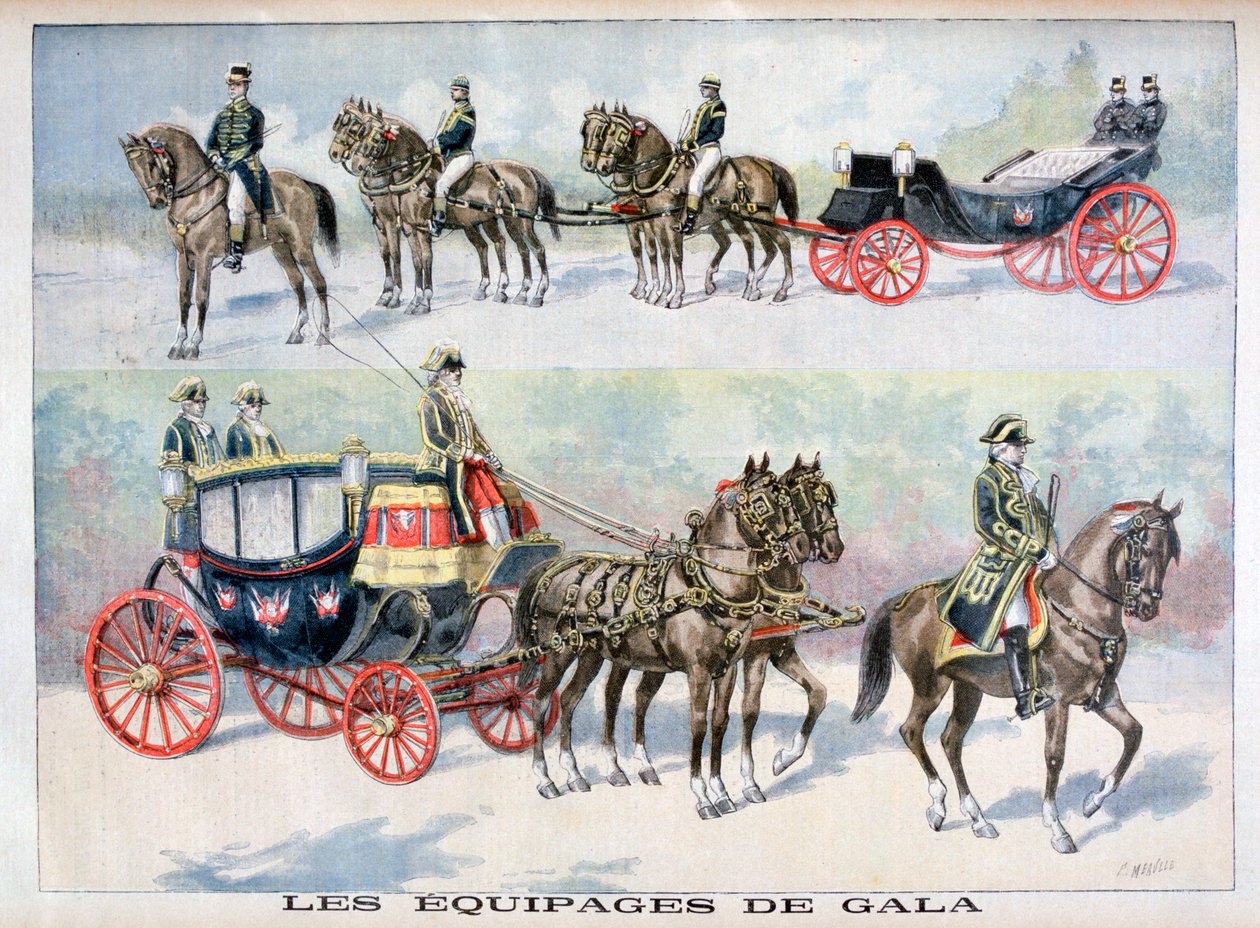 晚宴教练的类型，1896年 作者 福尔莫内