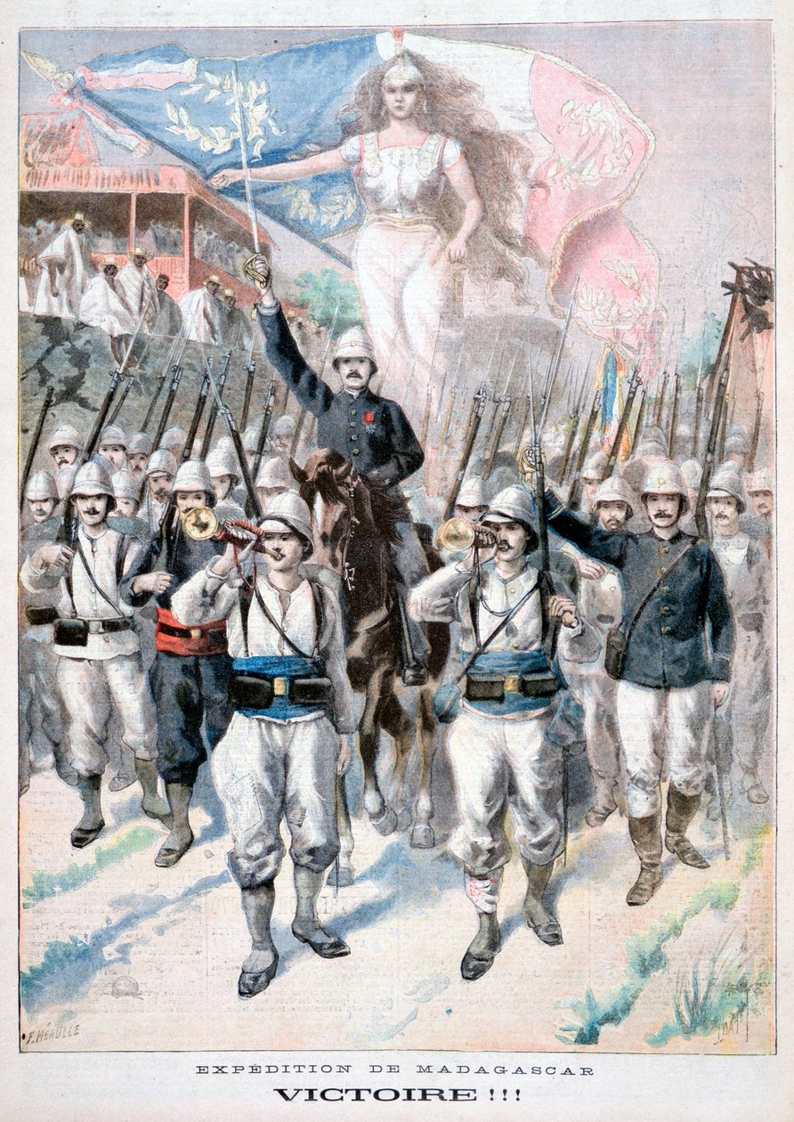 胜利！，法国对马达加斯加的干预，1895年 作者 福尔莫内