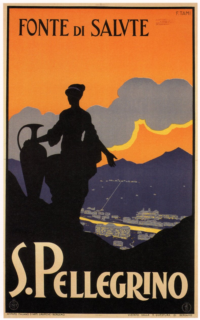 S.Pellegrino, 1928 作者 福图纳托塔米