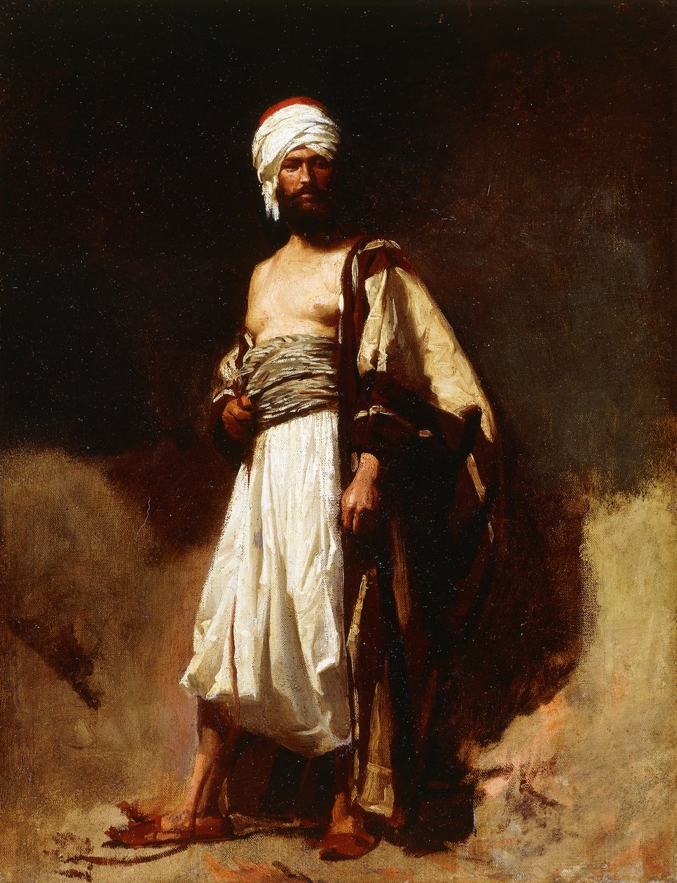 摩洛哥人Un Marroqui，约1862年 作者 幸运与Carbó