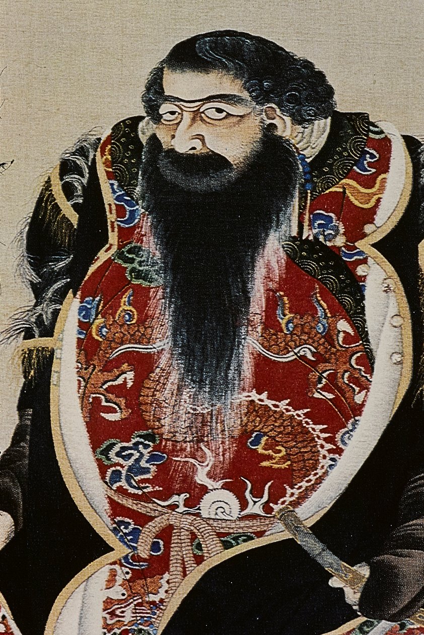 十八世纪阿伊努人的伟大领袖：尤其是来自阿克市的糸子和新一、浦市别的长山和野下布的湘子，图示 作者 福斯科·马莱尼