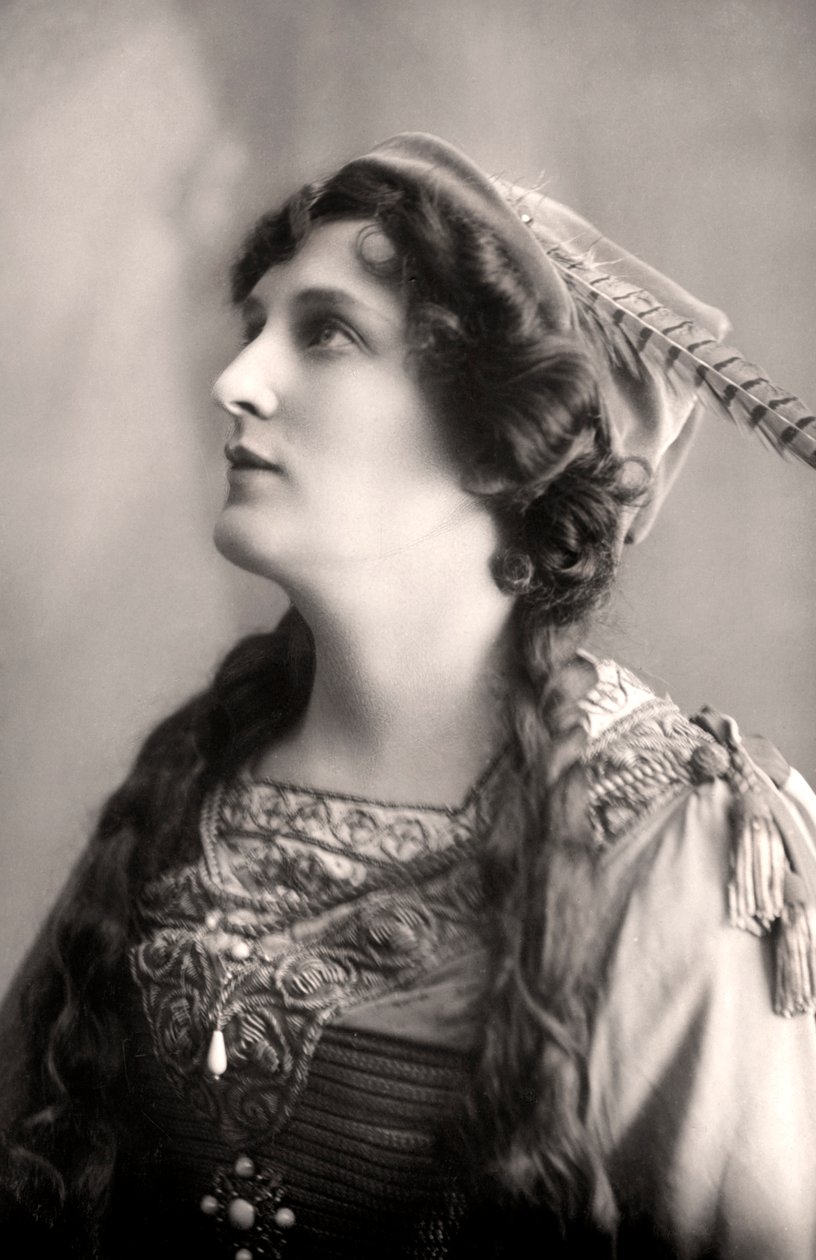 伊芙琳·米勒（Evelyn Millard）1869-1941年，英国女演员，二十世纪初。 作者 富勒姆和班菲尔德