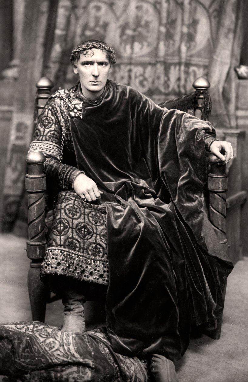 哈里·布罗德里布·欧文（Harry Brodribb Irving）1870-1913，英国演员，二十世纪初。 作者 富勒姆和班菲尔德