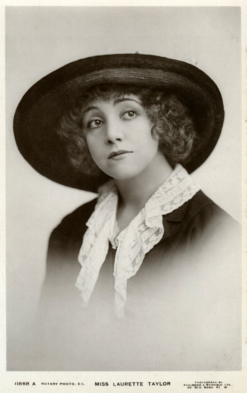 美国女演员劳雷特·泰勒（Laurette Taylor），c1905-c1919。 作者 富勒姆和班菲尔德