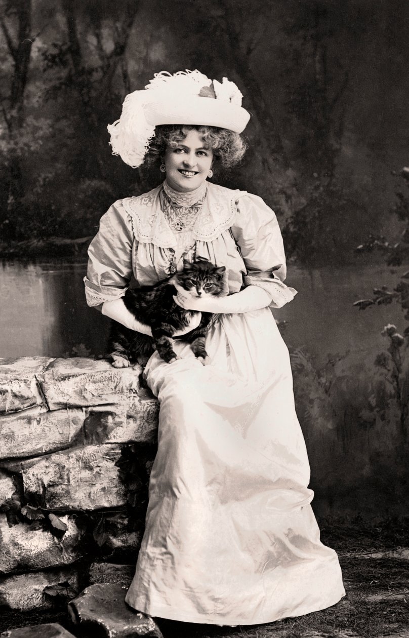 玛丽·斯图霍尔姆（Marie Studholme）1875-1930，英国女演员，1900年代。 作者 富勒姆和班菲尔德
