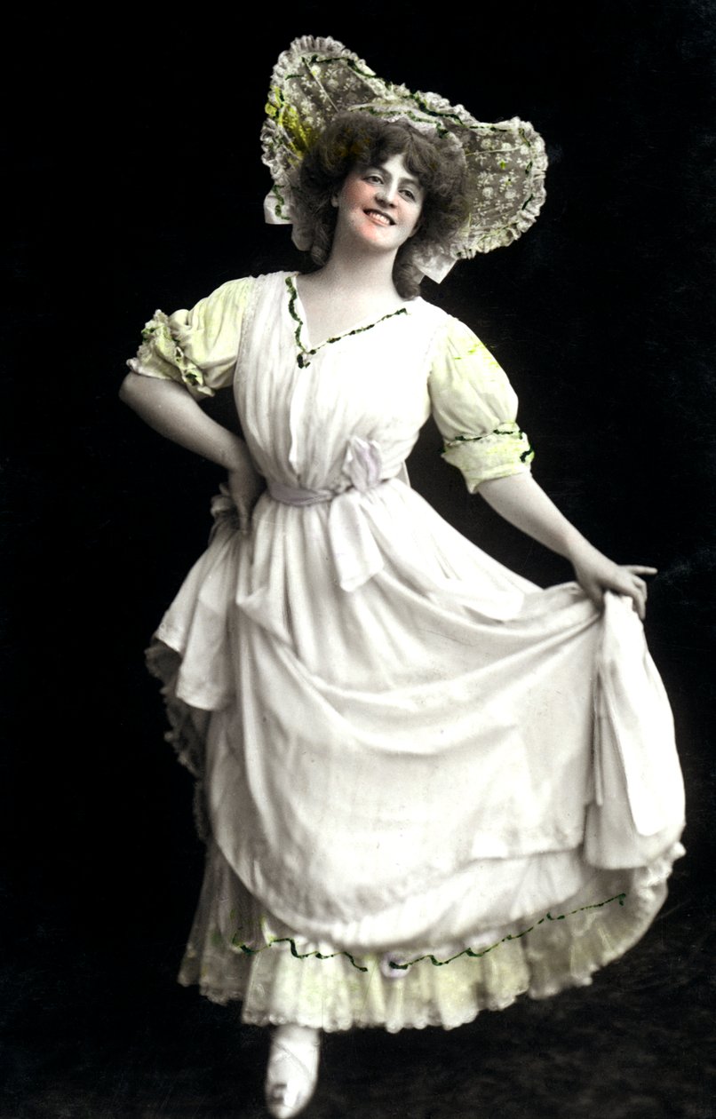 玛丽·斯图霍尔姆（Marie Studholme）1875-1930，英国女演员，二十世纪初。 作者 富勒姆和班菲尔德