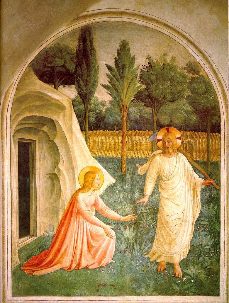 Noli me tangere，由Fra Angelico新鲜 作者 弗拉·安杰利科