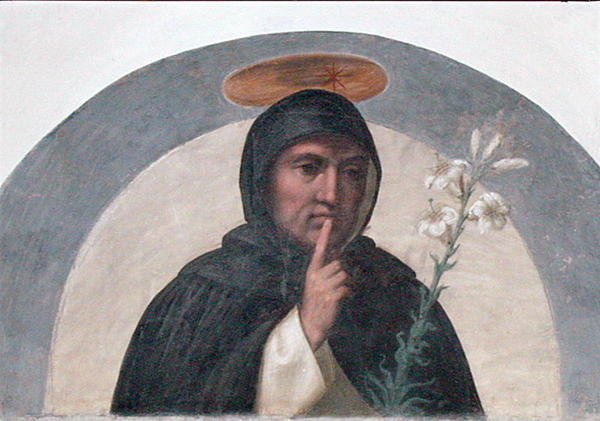 圣多米尼克（约1170-1221）（壁画 作者 巴托洛梅欧（Fra Bartolomeo）