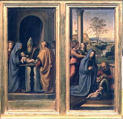 割礼和耶稣诞生 作者 巴托洛梅欧（Fra Bartolomeo）