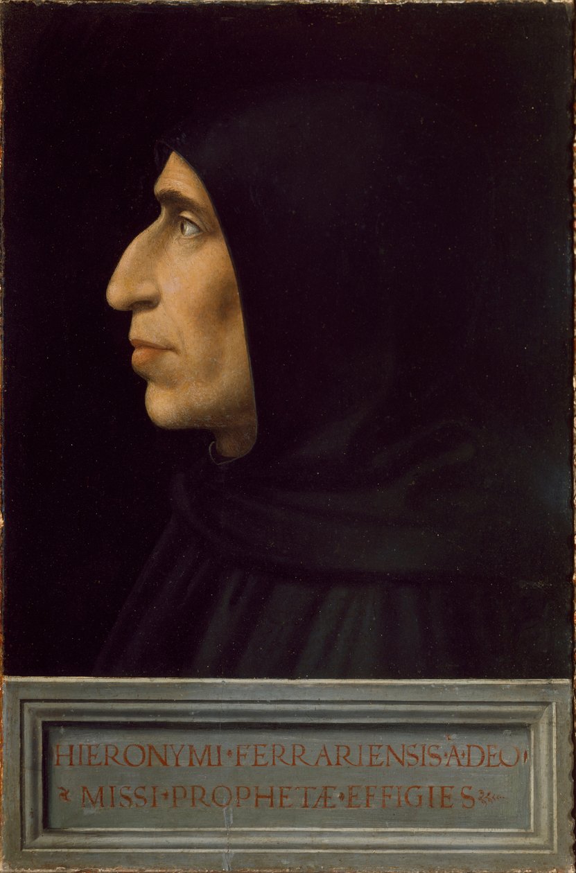 Portrait of Girolamo Savonarola 作者 巴托洛梅欧（Fra Bartolomeo）