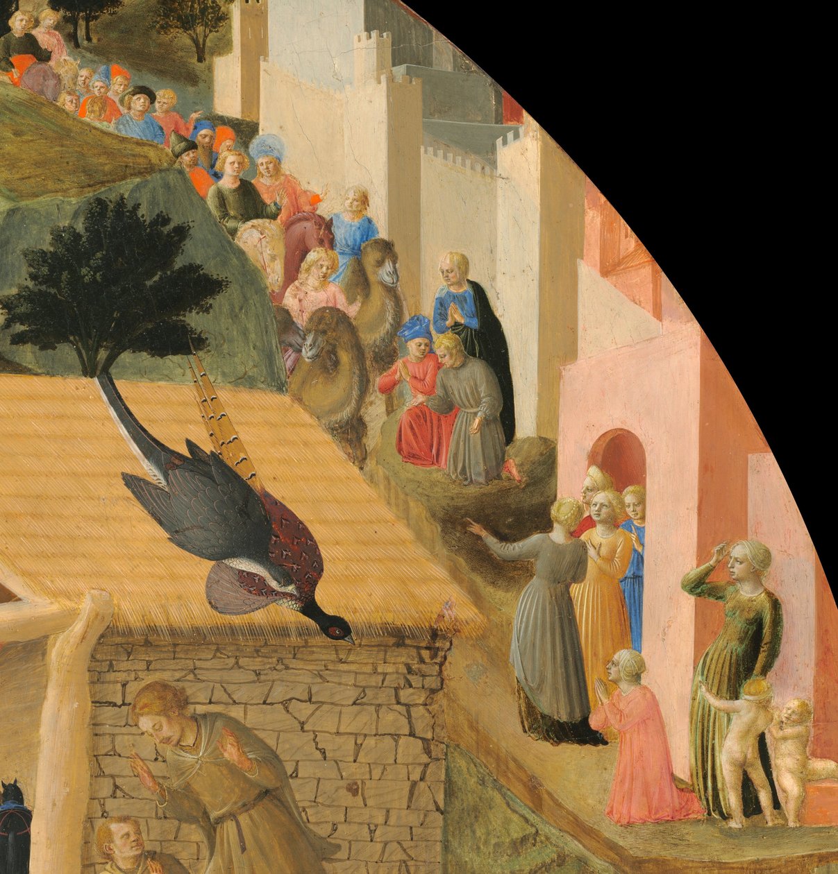 贤士的崇拜 作者 Fra Angelico和Fra Filippo Lippi