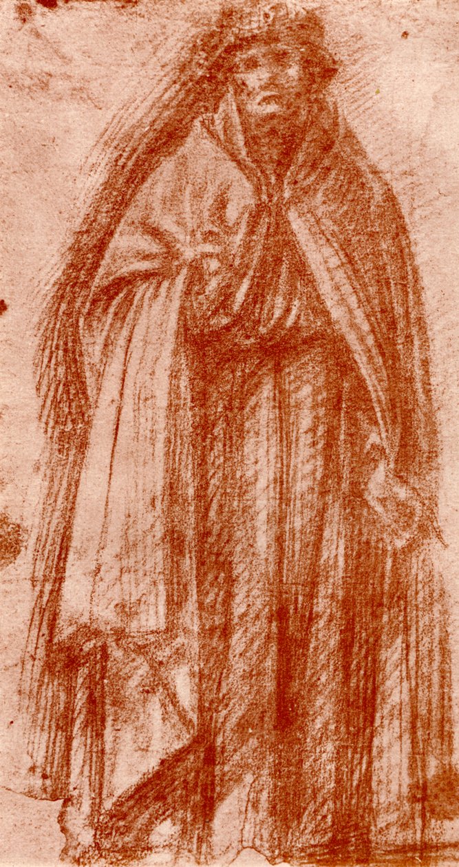 研究使徒的身影，1913年。 作者 巴托洛梅欧（Fra Bartolomeo）