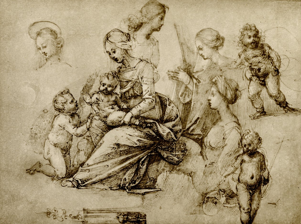 研究麦当娜 作者 巴托洛梅欧（Fra Bartolomeo）