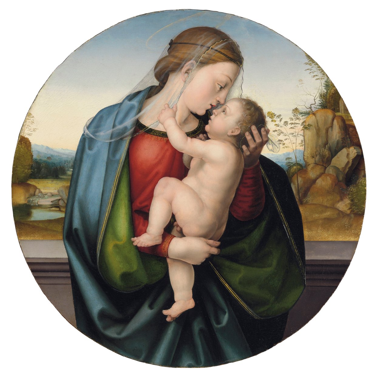 麦当娜与孩子 作者 巴托洛梅欧（Fra Bartolomeo）