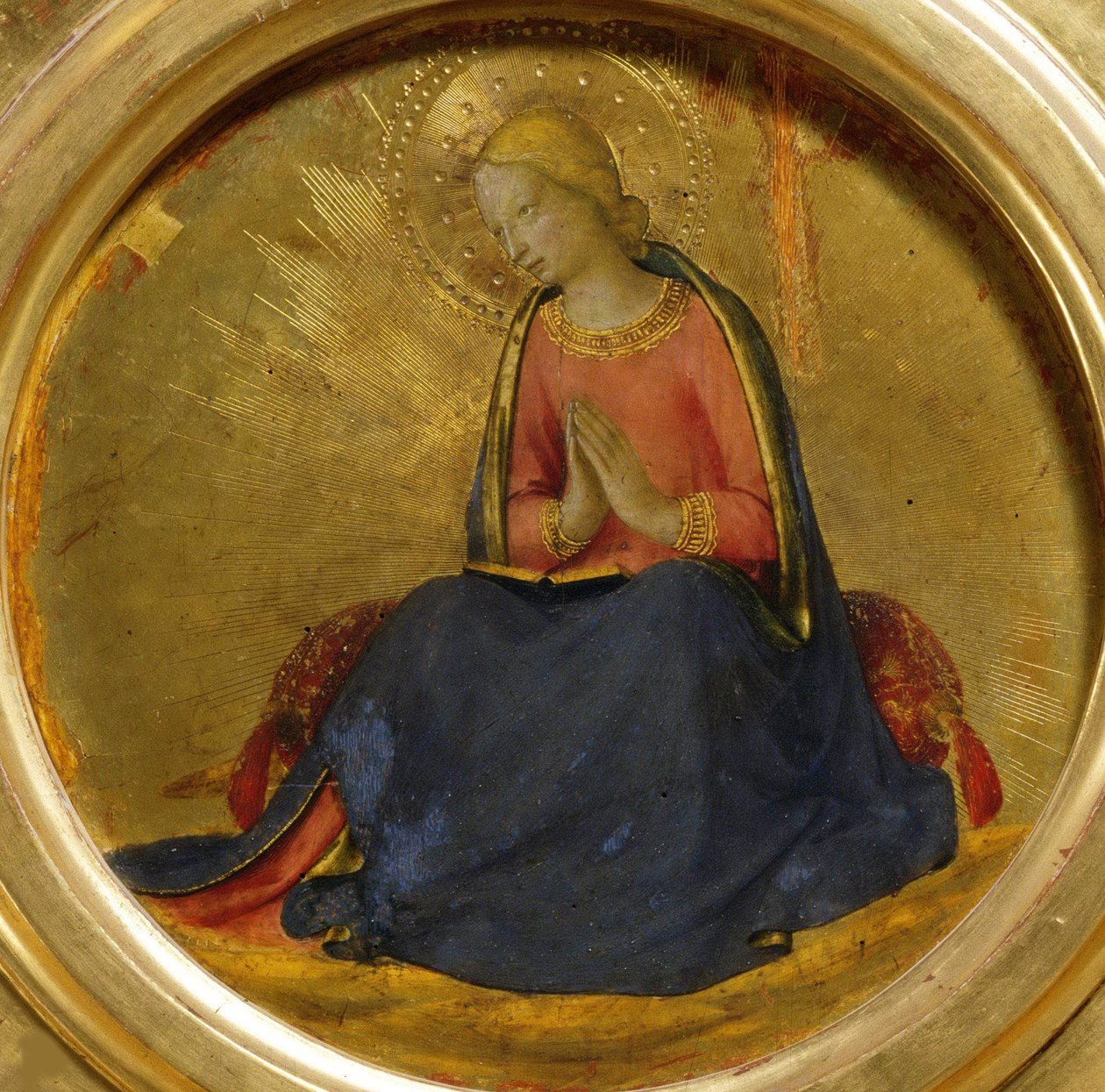 圣母领报 来自佩鲁贾祭坛画，约1437年。 作者 Fra Giovanni Angelico da Fiesole