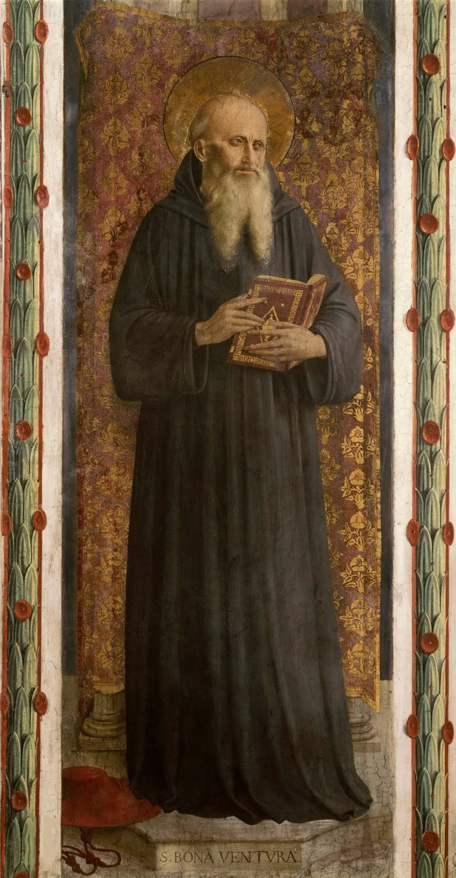 圣博纳文德，约1448年。 作者 Fra Giovanni Angelico da Fiesole
