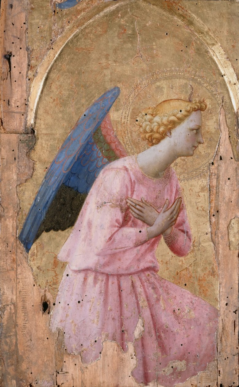 天使报喜天使，约1435年 作者 Fra Giovanni Angelico da Fiesole