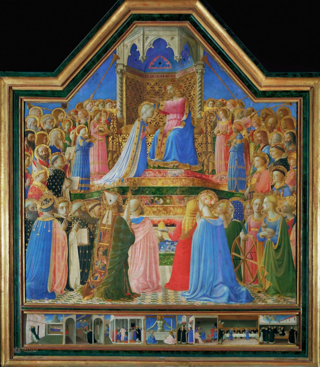 圣母加冕礼，约1430年 作者 Fra Giovanni Angelico da Fiesole