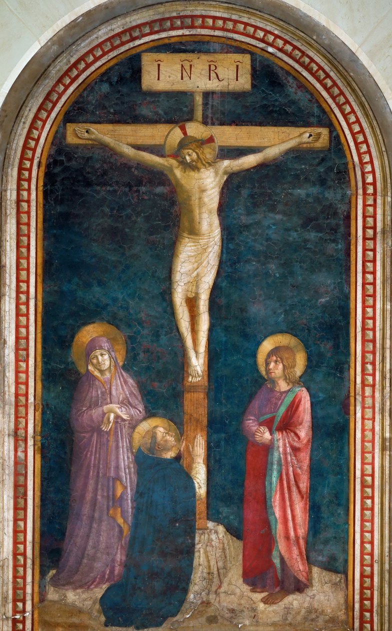 与圣多米尼克受难，c。 1440 作者 Fra Giovanni Angelico da Fiesole