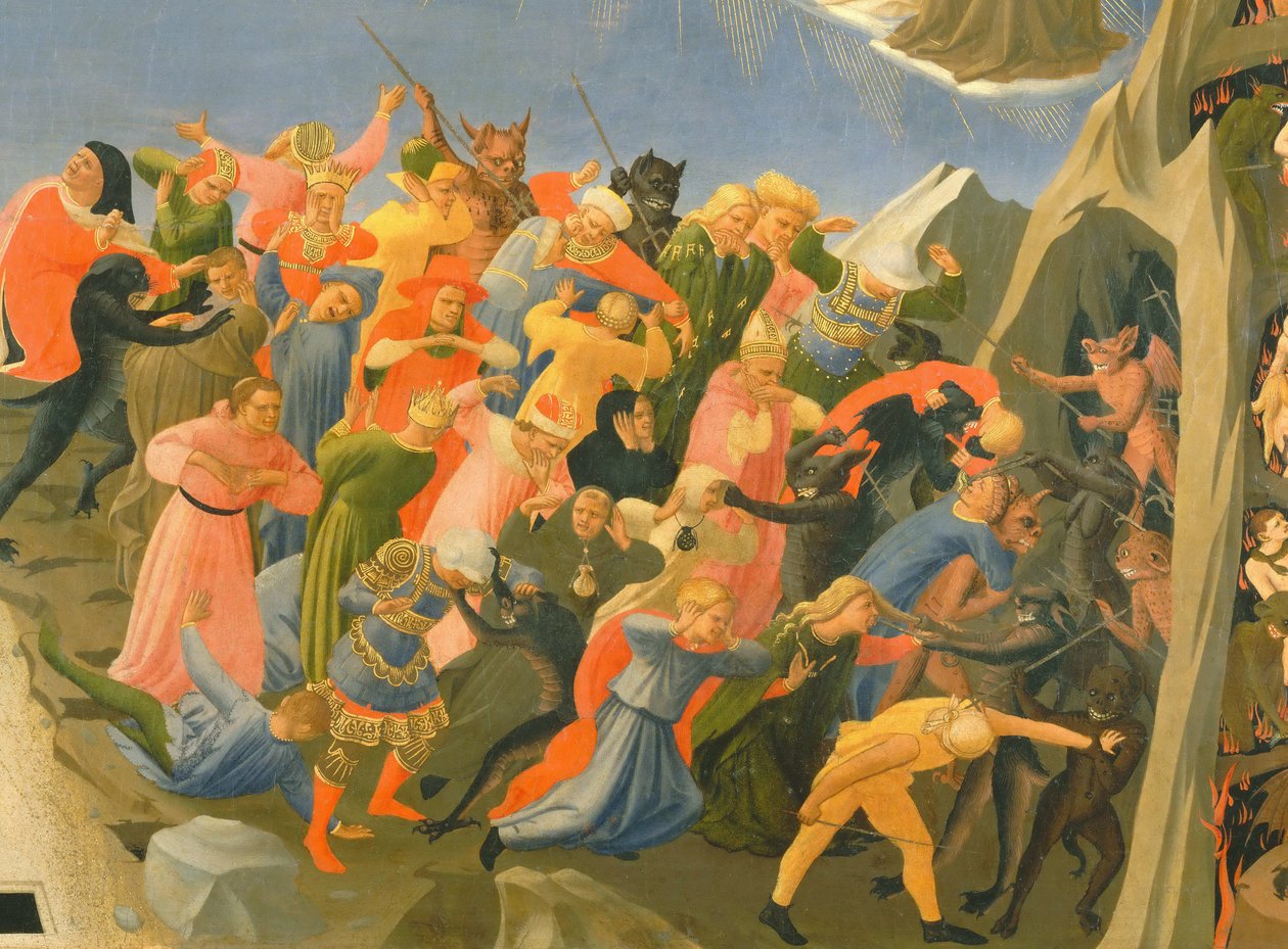 最后的审判》详图，约1432年。 作者 Fra Giovanni Angelico da Fiesole