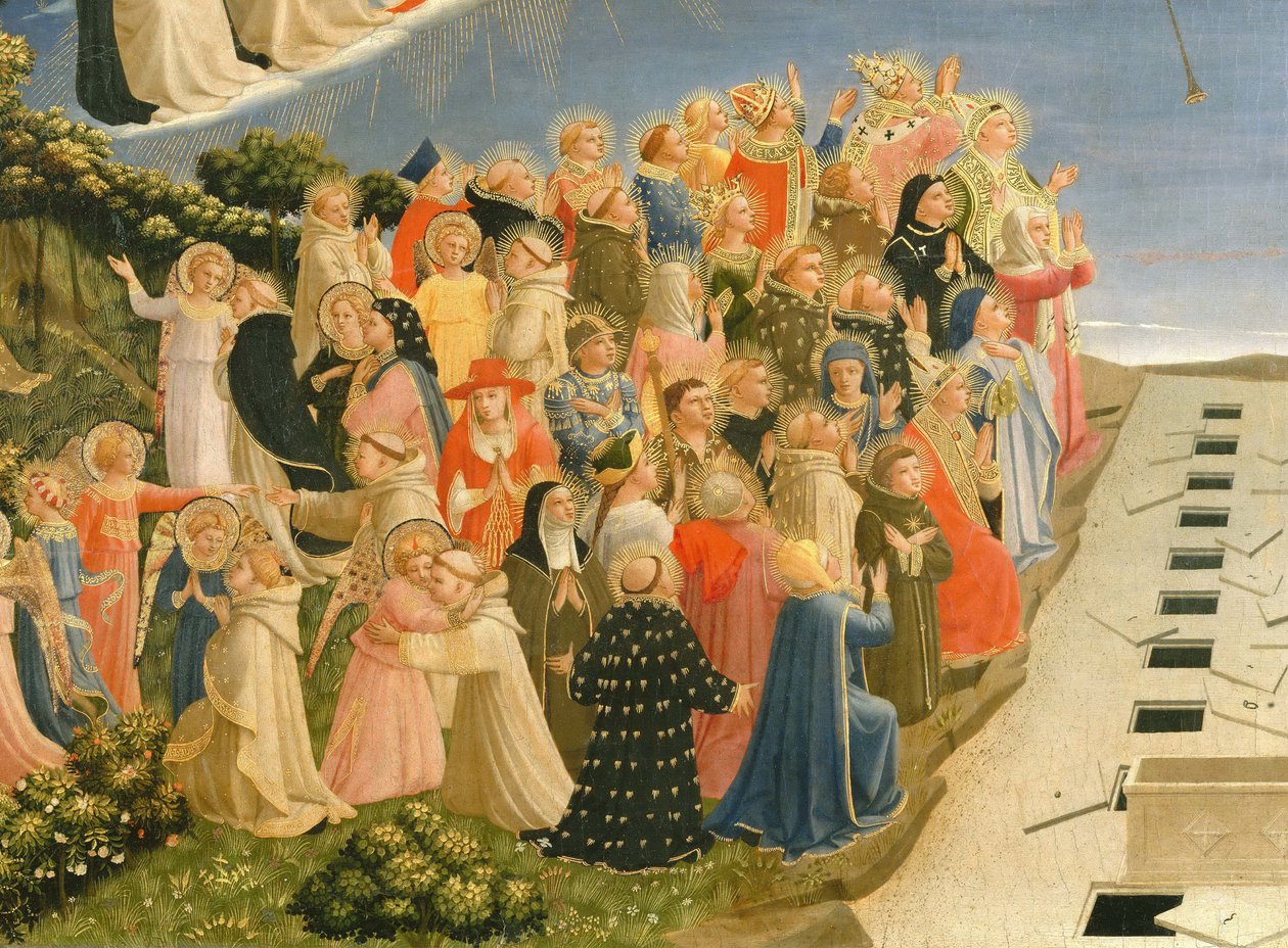 最后的审判》详图，约1432年。 作者 Fra Giovanni Angelico da Fiesole