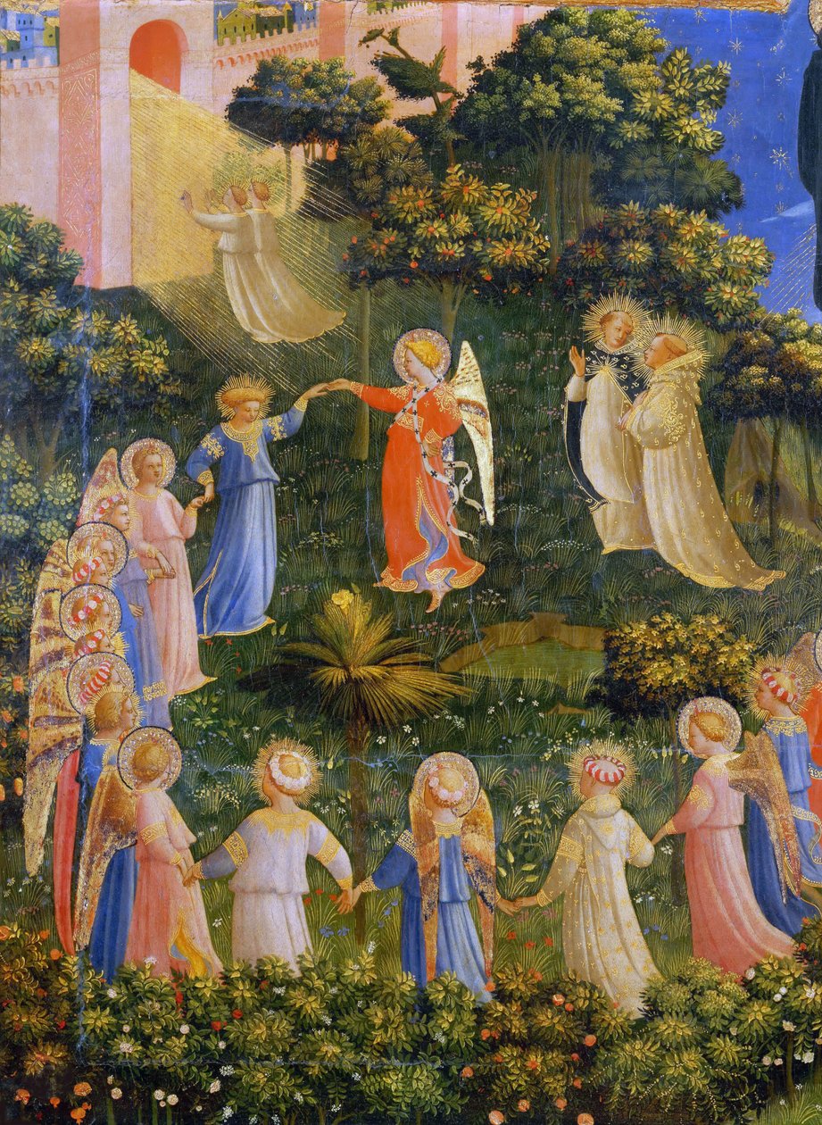 最后的审判》详图，约1432年。 作者 Fra Giovanni Angelico da Fiesole