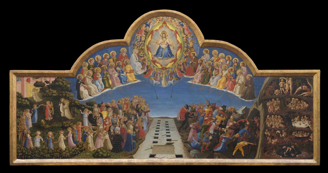 最后的审判》，约1432年。 作者 Fra Giovanni Angelico da Fiesole