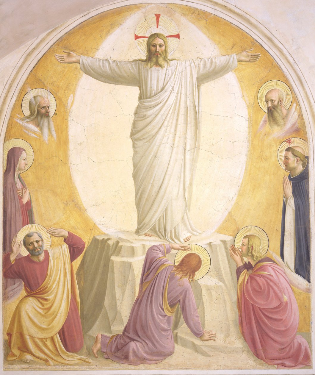 耶稣的变形 作者 Fra Giovanni Angelico da Fiesole