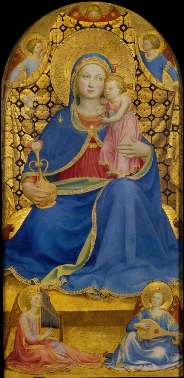 谦卑的处女 作者 Fra Giovanni Angelico da Fiesole