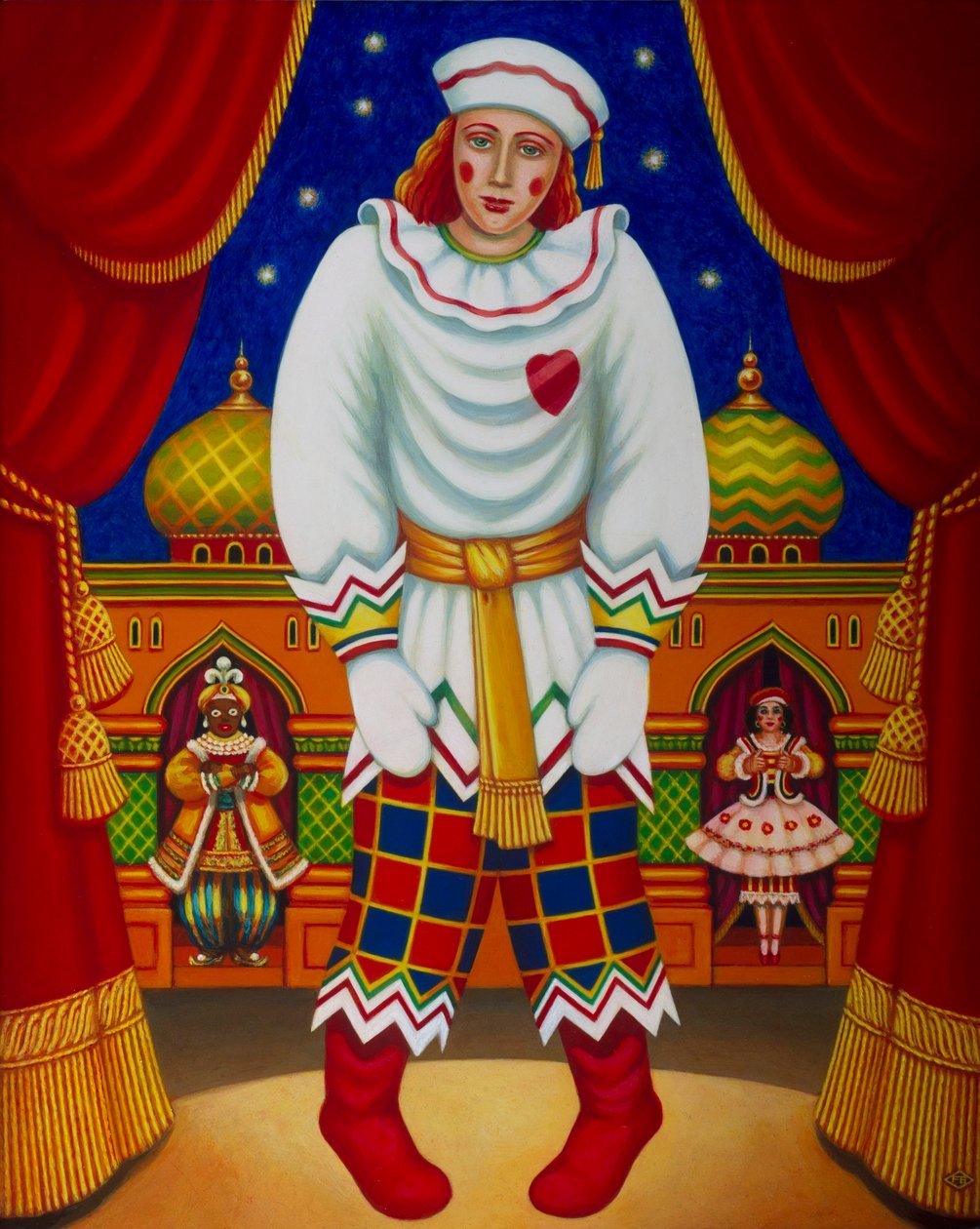 Petrushka，2011年（面板上的油和蛋彩画） 作者 弗朗西斯·布鲁姆菲尔德