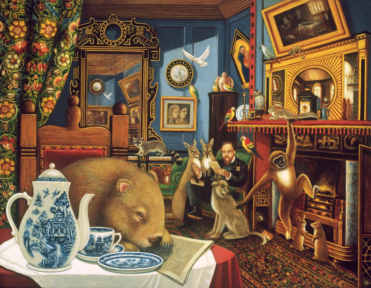 Rossettis Menagerie，2005年（面板上的油和蛋彩画） 作者 弗朗西斯·布鲁姆菲尔德