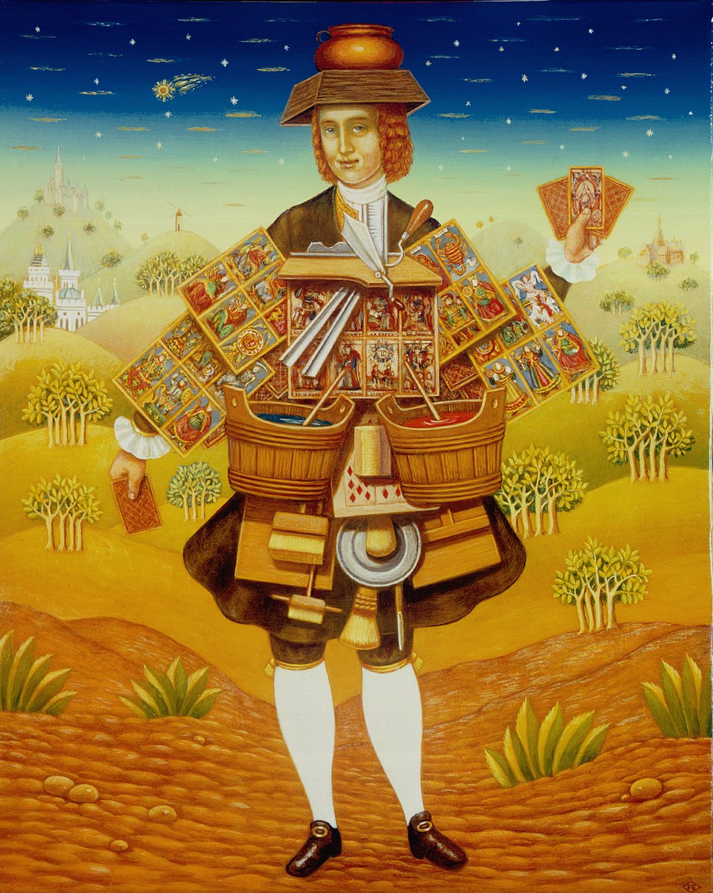 卡卖家，2003年（面板上的油和温度） 作者 弗朗西斯·布鲁姆菲尔德