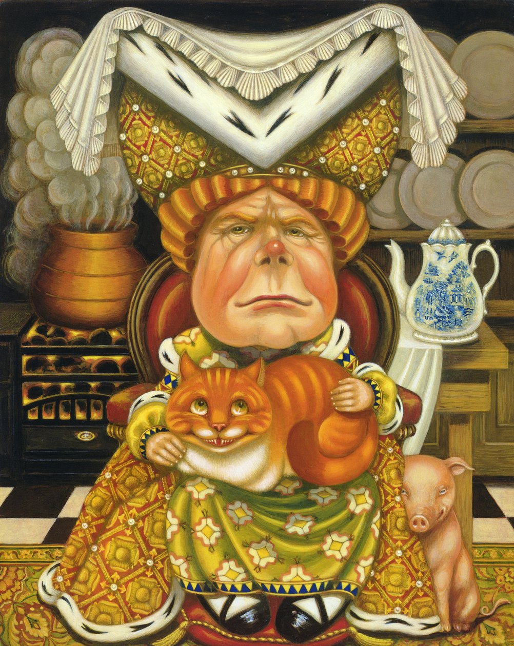 公爵夫人（面板上的油和蛋彩画） 作者 弗朗西斯·布鲁姆菲尔德