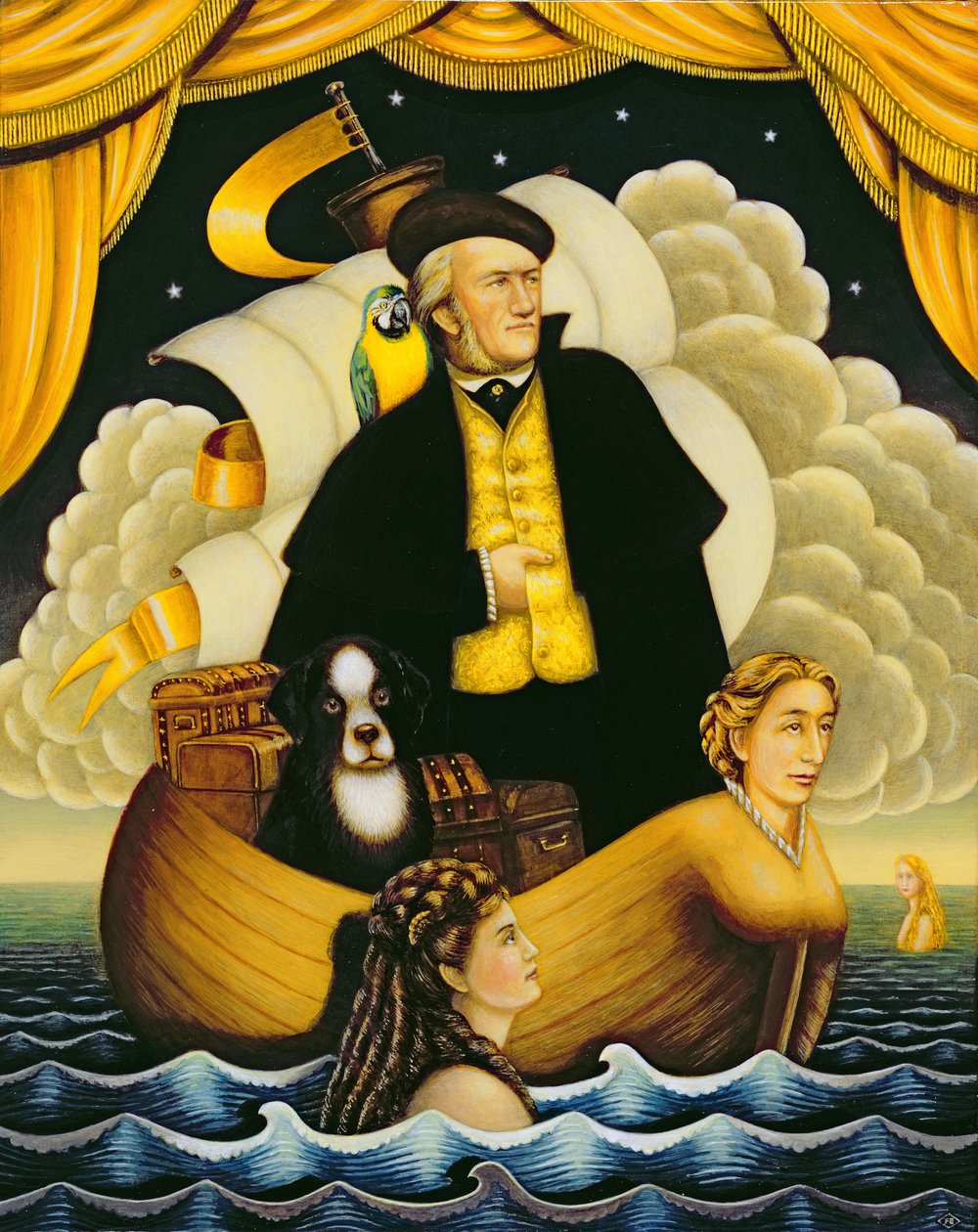 Wagner，飞翔的荷兰人，2001年（面板上的油和蛋彩画） 作者 弗朗西斯·布鲁姆菲尔德