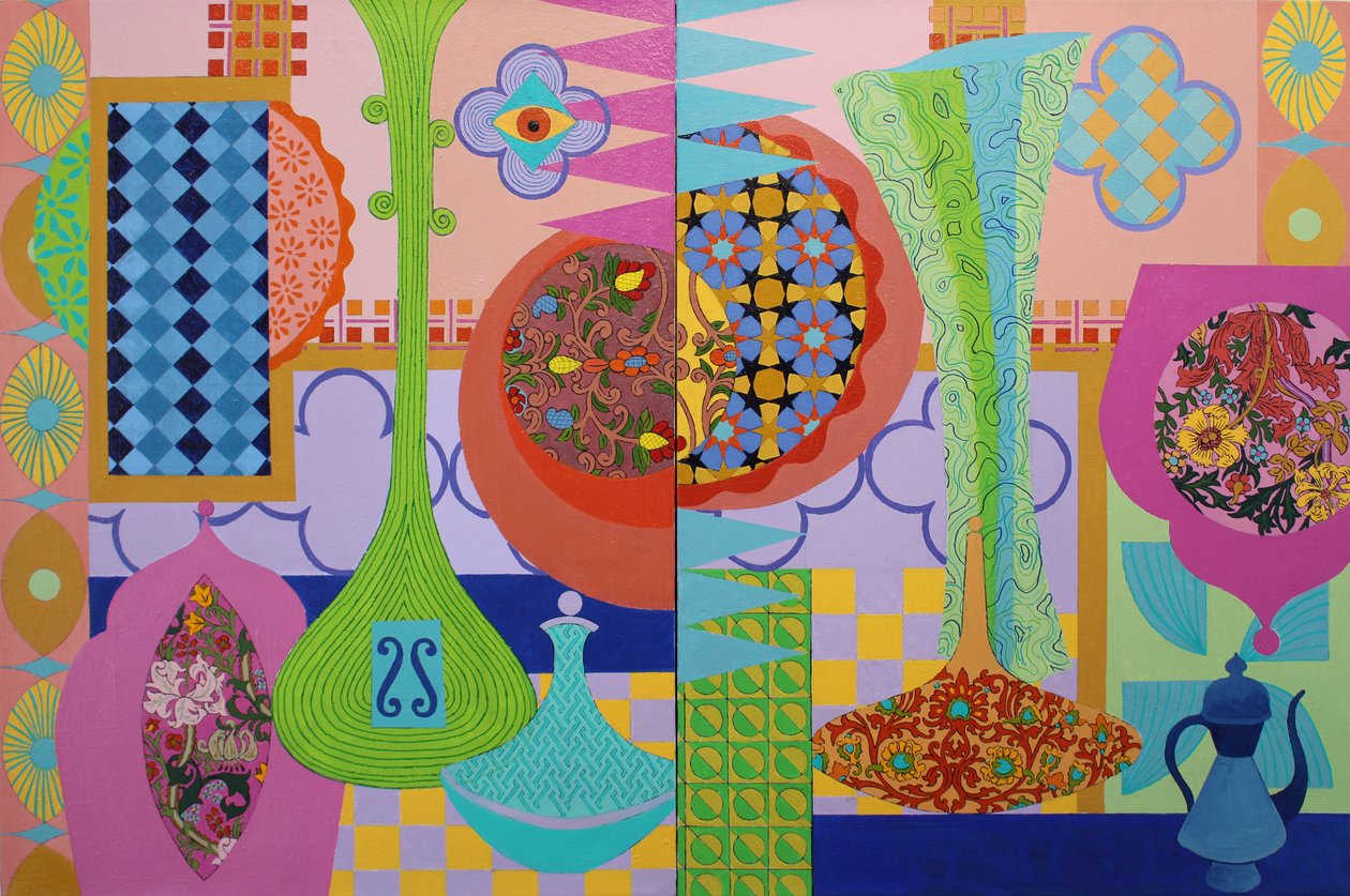 丰饶，2023 年（丙烯酸画布） 作者 弗朗西斯·费迪南德斯（Frances Ferdinands）