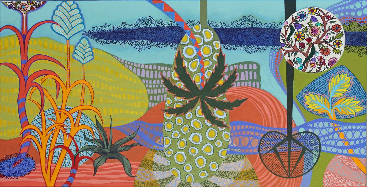 Ribbon Sky Flowering Moon 作者 弗朗西斯·费迪南德斯（Frances Ferdinands）