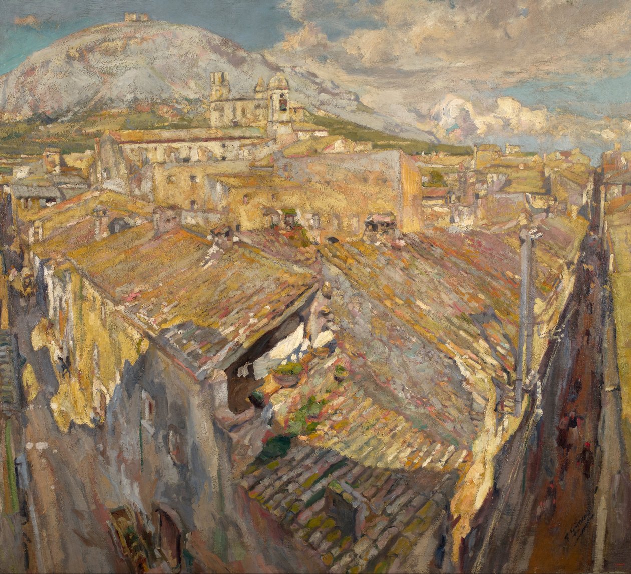 LEmpordà的一个村庄 作者 弗朗西斯·吉梅诺（Francesc Gimeno）