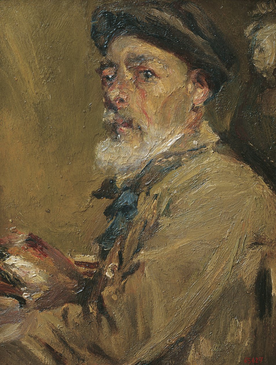 带帽的自画像 作者 弗朗西斯·吉梅诺（Francesc Gimeno）