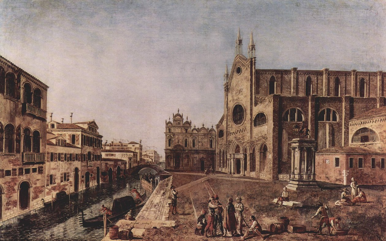 Campo santi Giovanni e Paolo，威尼斯 作者 弗朗西斯科·阿尔博托