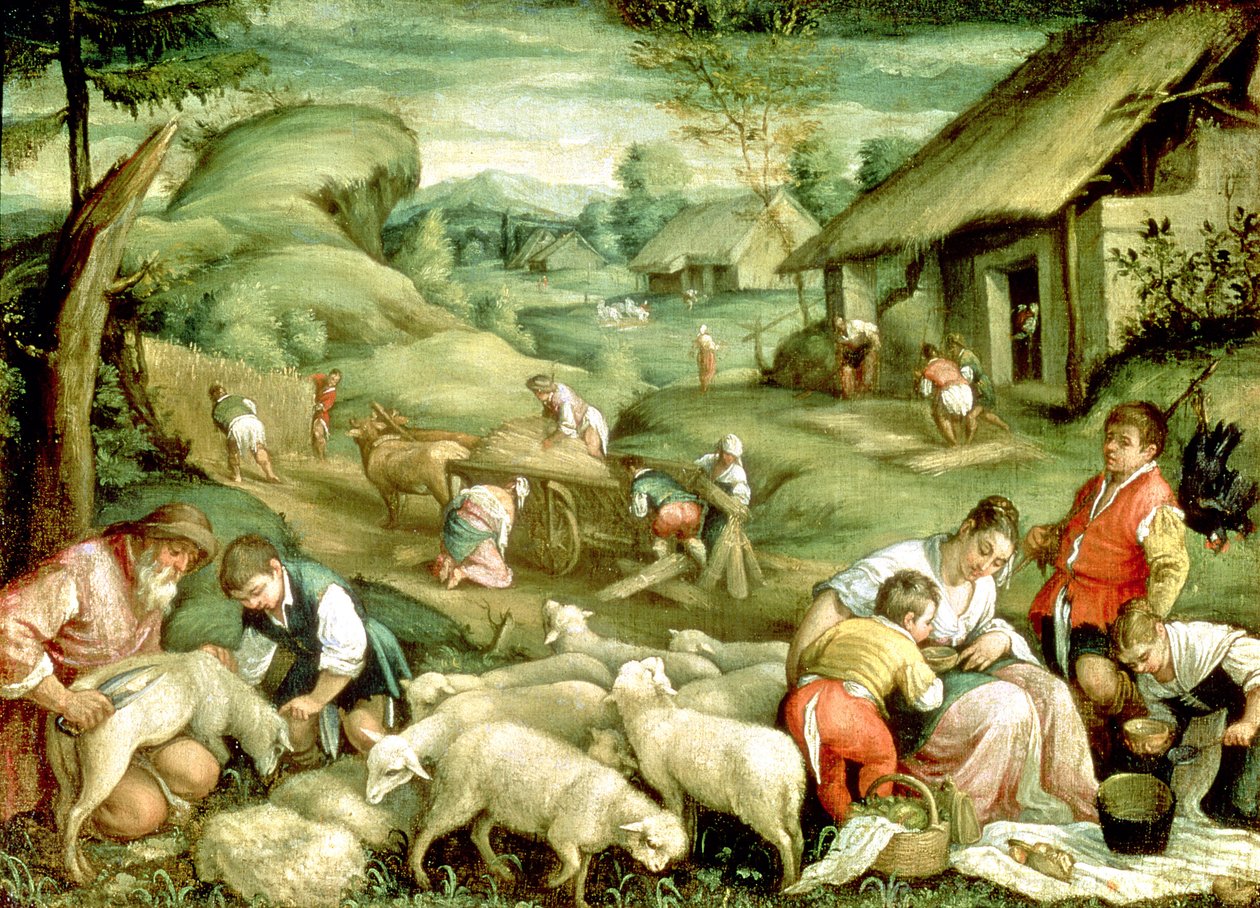 夏天，1570-80（另见65685） 作者 弗朗切斯科·巴萨诺（Francesco Bassano）