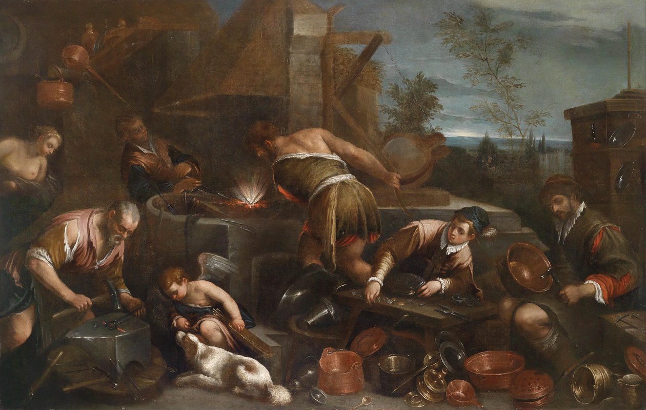 伪造火山 作者 弗朗切斯科·巴萨诺（Francesco Bassano）