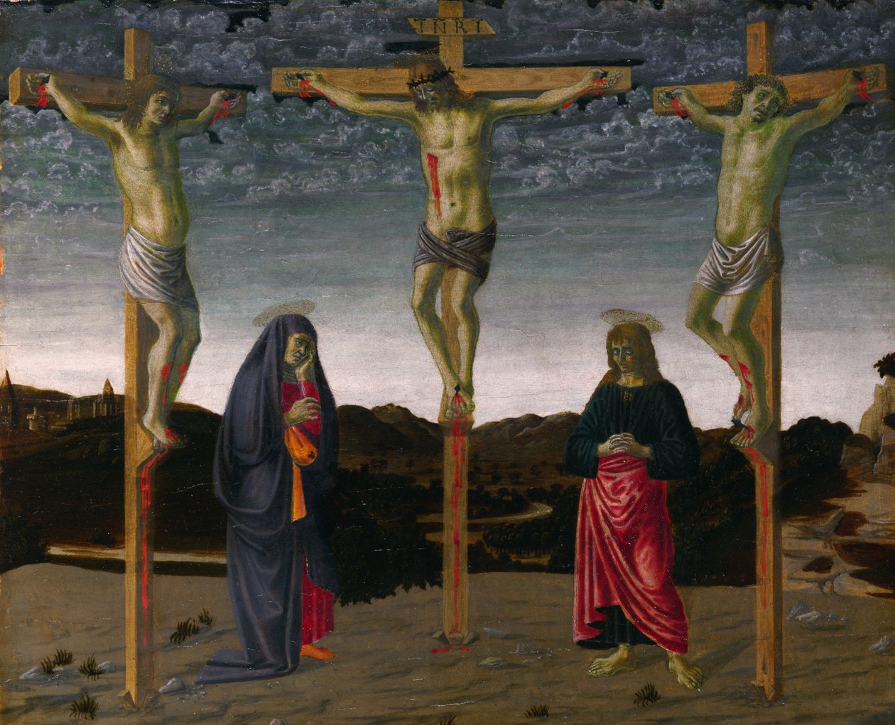 被钉十字架 作者 弗朗切斯科·波蒂奇尼（Francesco Botticini）