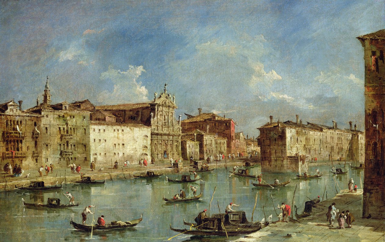 大运河 作者 弗朗切斯科·瓜迪（Francesco Guardi）