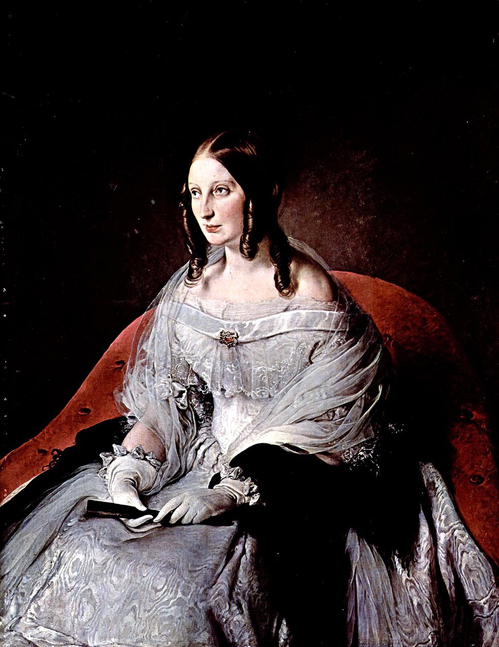 Sant&39;Antimo公主的肖像 作者 弗朗切斯科·海耶兹（Francesco Hayez）