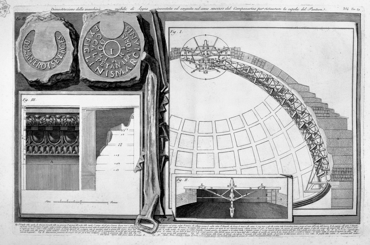 万神殿LAV。 29 作者 弗朗切斯科·皮拉内西（Francesco Piranesi）