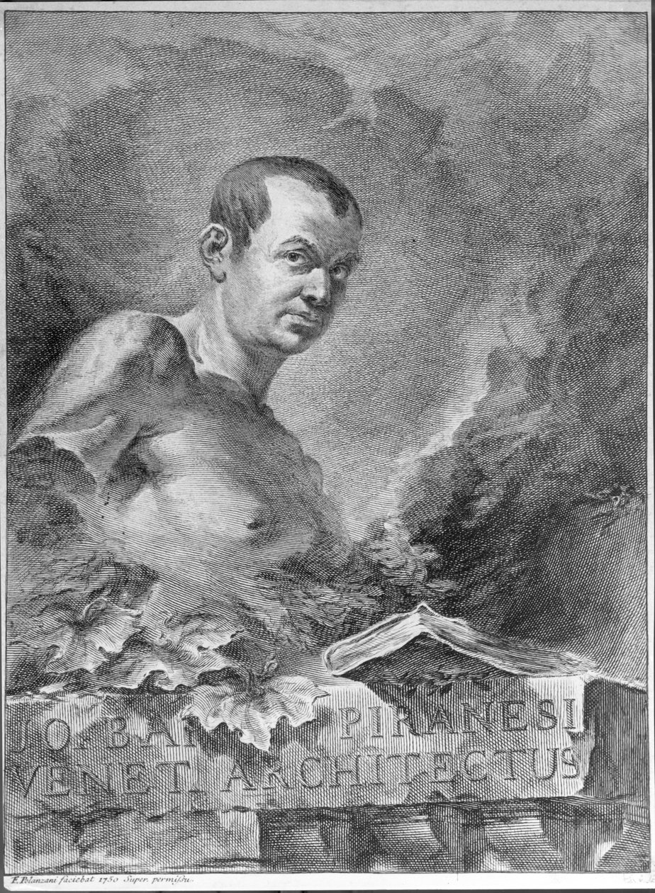 Giovanni Battista Piranesi（1720-78）1750年的肖像 作者 弗朗切斯科·波兰扎尼（Francesco Polanzani）