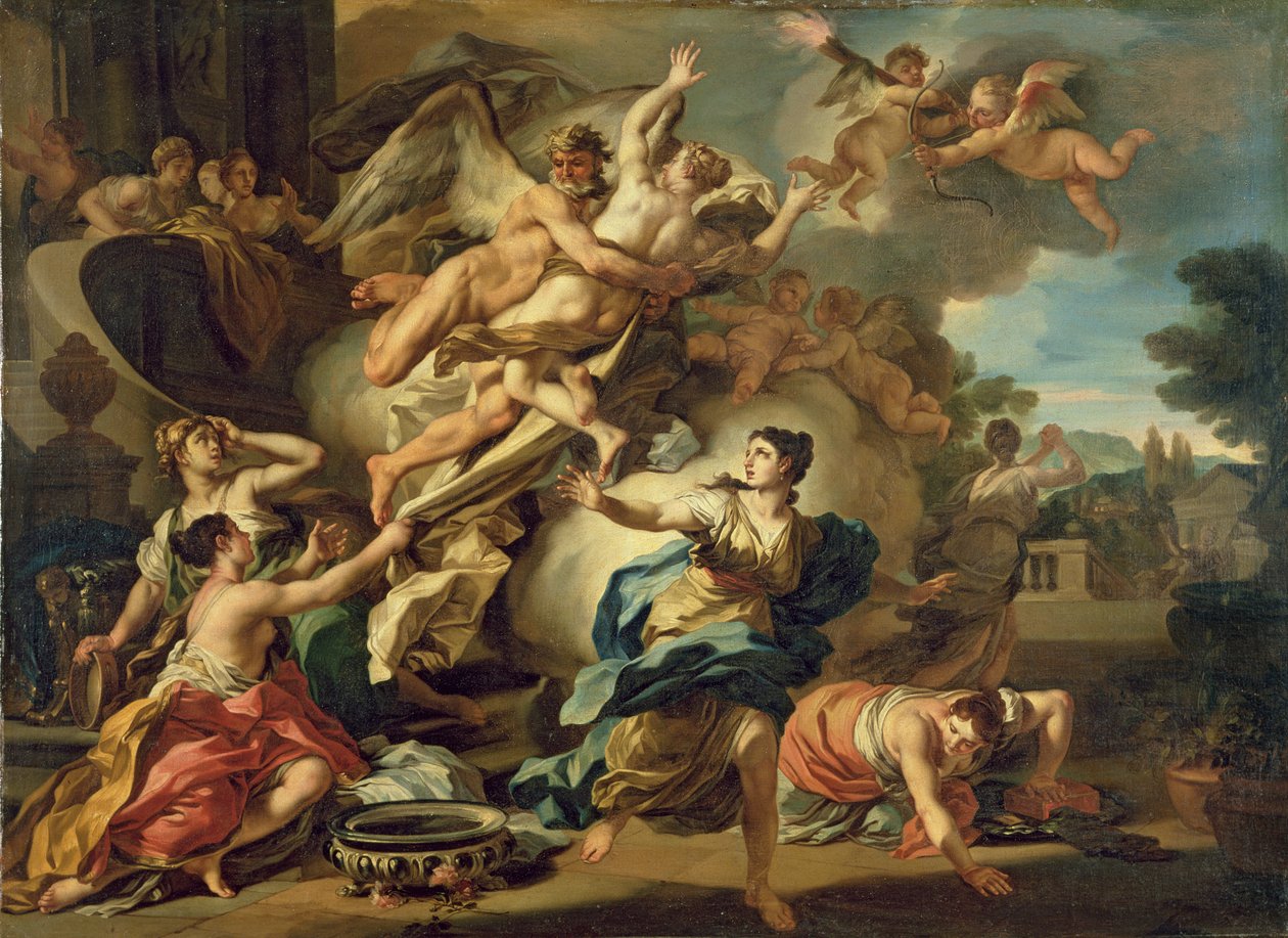 绑架Orithyia 作者 弗朗切斯科·索利米娜（Francesco Solimena）