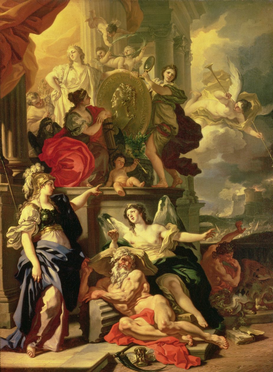 统治的寓言，1690年 作者 弗朗切斯科·索利米娜（Francesco Solimena）
