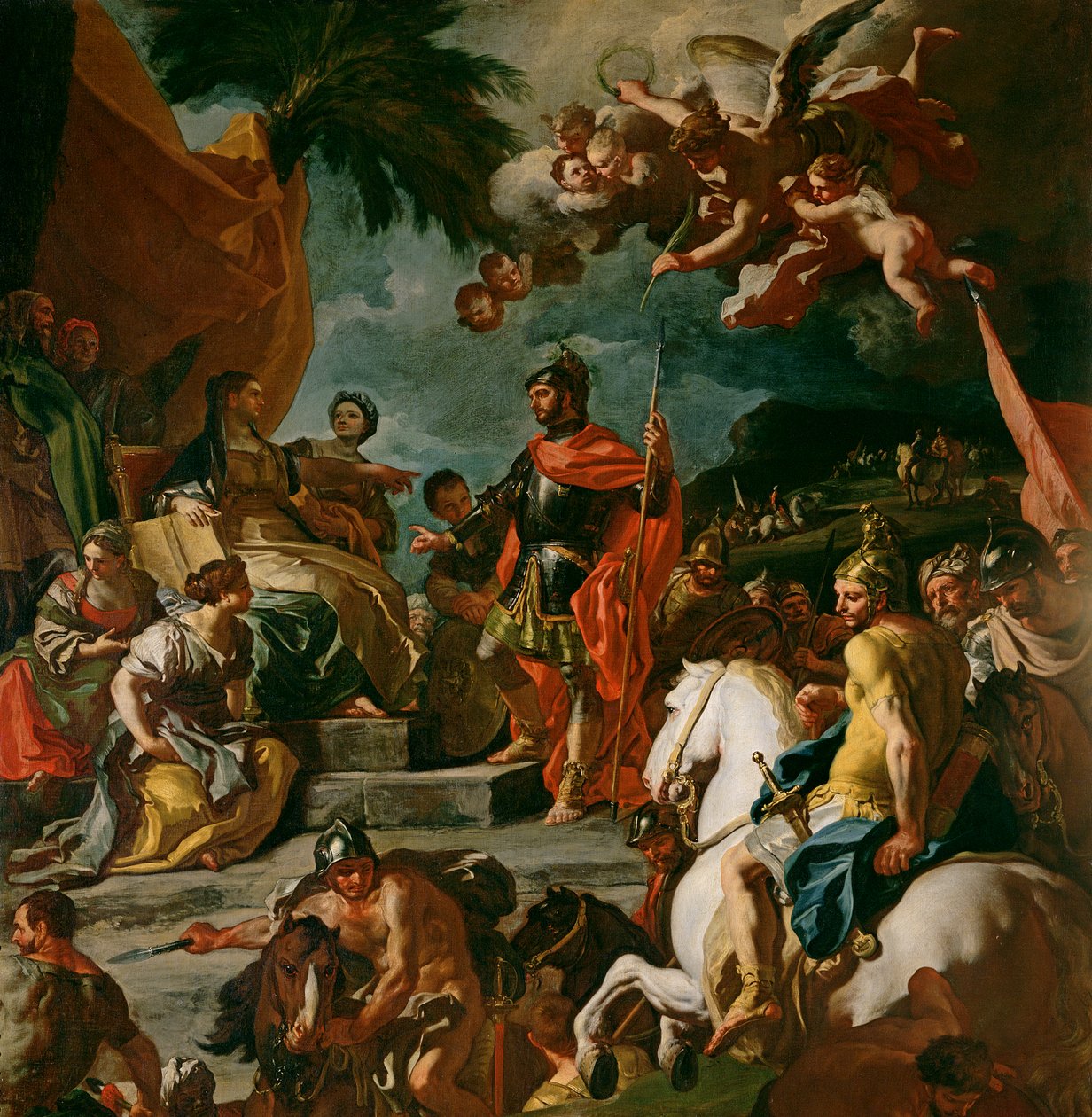 巴拉克和黛博拉（细节67670） 作者 弗朗切斯科·索利米娜（Francesco Solimena）