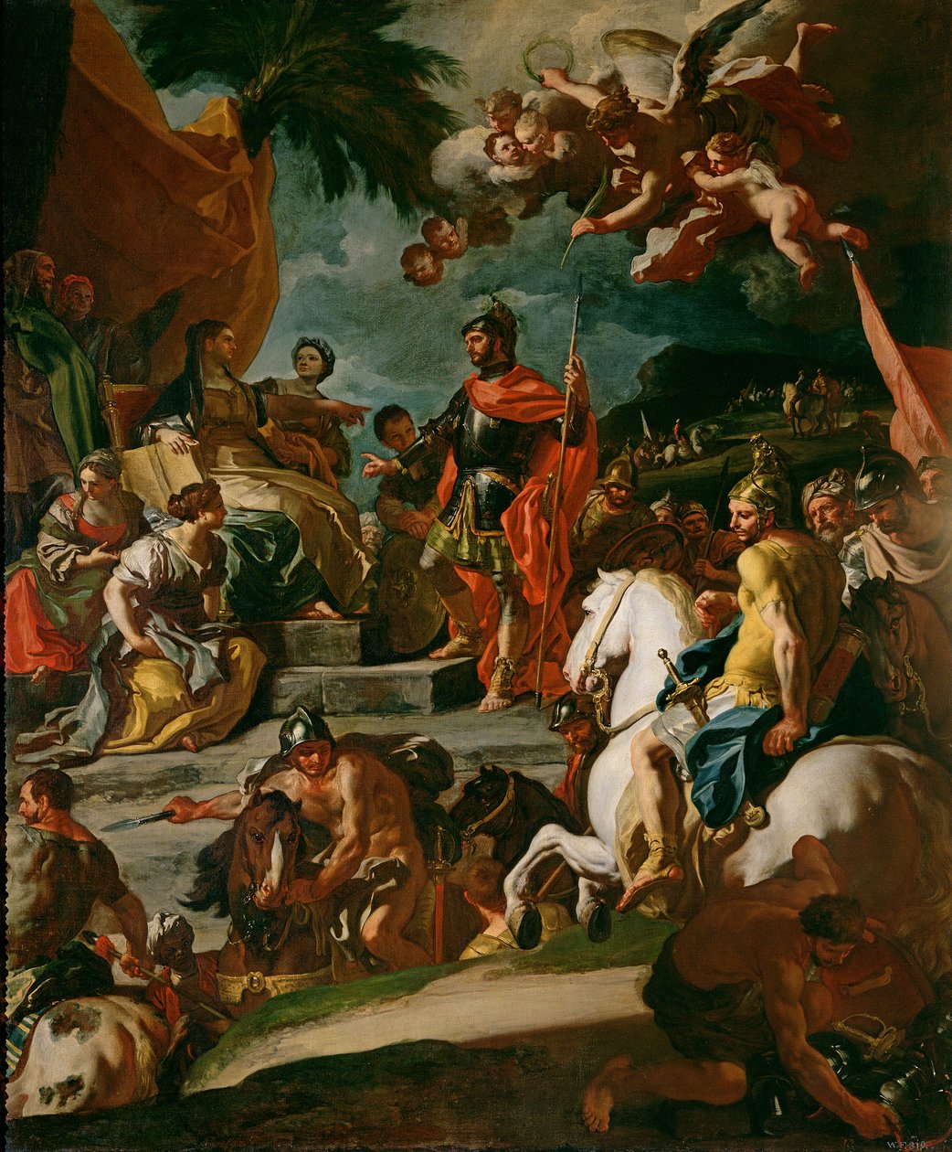 巴拉克和黛博拉 作者 弗朗切斯科·索利米娜（Francesco Solimena）
